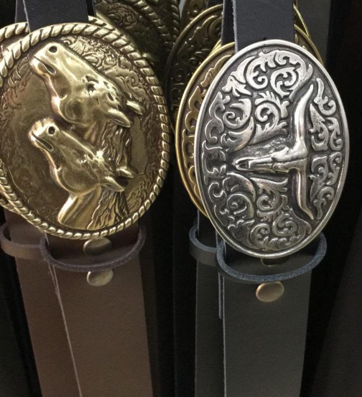 Cinturón piel lisa con hebilla animales y estrellas de mar – lolucas Moda