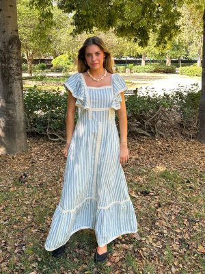Alternative view of Vestido LINO TARTÁN