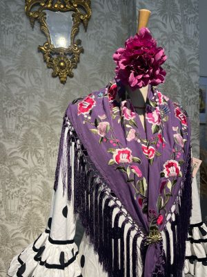 Vestido modelo sevilla lunar