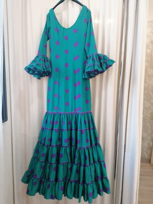 Vestido Flamenca Modelo Sevilla talla S