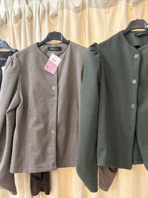 Chaqueta abrigo paño corto