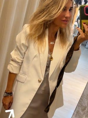 Blazer botón joya