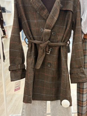 GABARDINA PAÑO CUADROS