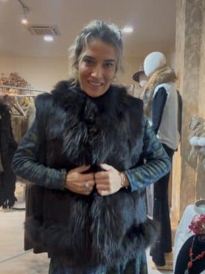 Chaleco piel Varsovia