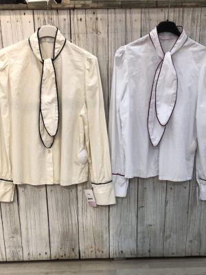 Blusa lazo con ribete