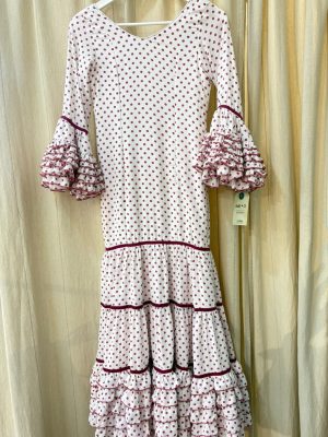 Modelo tientos de seda Blanco Talla 12