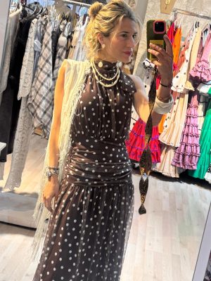 Vestido lunar chocolate
