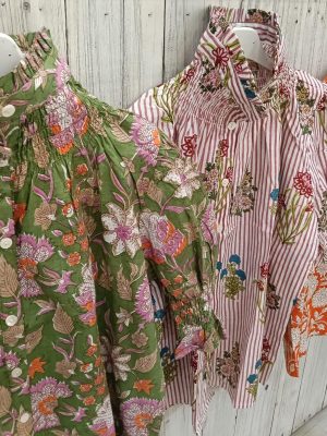 Alternative view of Blusa indi manga farol