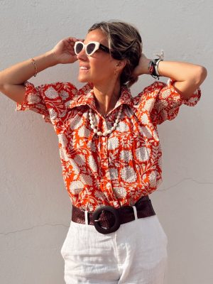 Blusa indi manga farol