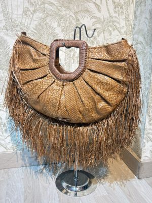 BOLSO RAFIA FLECOS