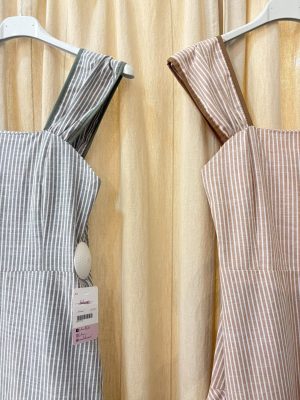 Alternative view of VESTIDO MIL RAYAS TIRANTAS