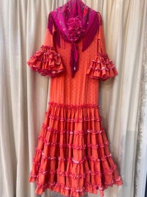 Modelo alegría. Naranja talla M