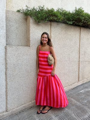 Alternative view of VESTIDO RAYAS VERONA