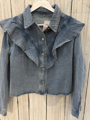 CHAQUETA DENIM VOLANTE