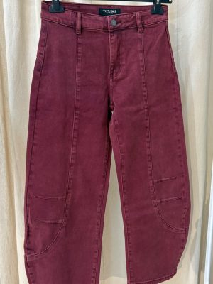 JEANS BALLON GRANATE