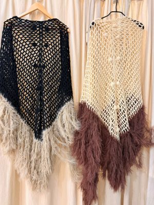 Chal de plumas de avestruz Maxi